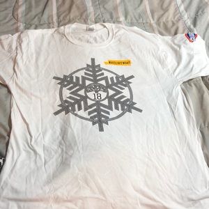 Men’s warriors whiteout T-shirt sz xl